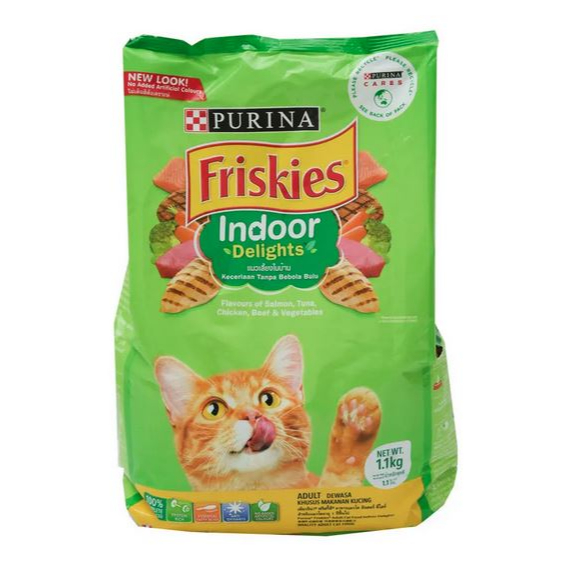 FRISKIES INDOOR DELIGHTS 1.1KG - FRISKIES INDOOR 1.1KG - FRISKIES CAT MURAH - FRISKIES MURAH
