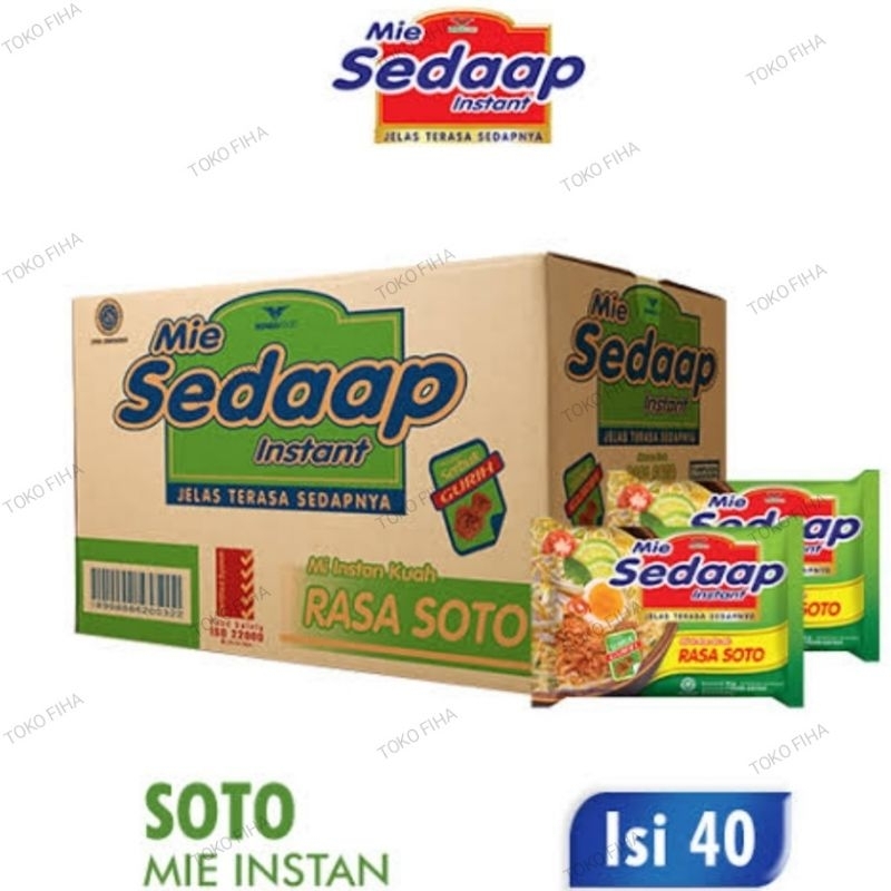 

Mie Sedaap Soto - 1 Karton isi 40 pcs