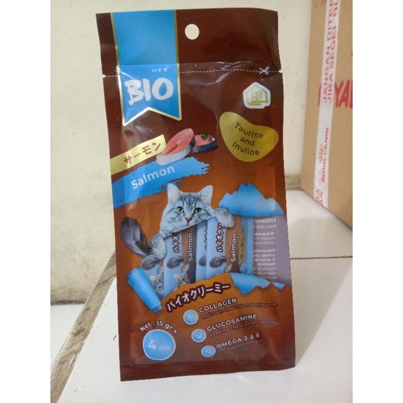Snack kucing bio creamy grosir termurah