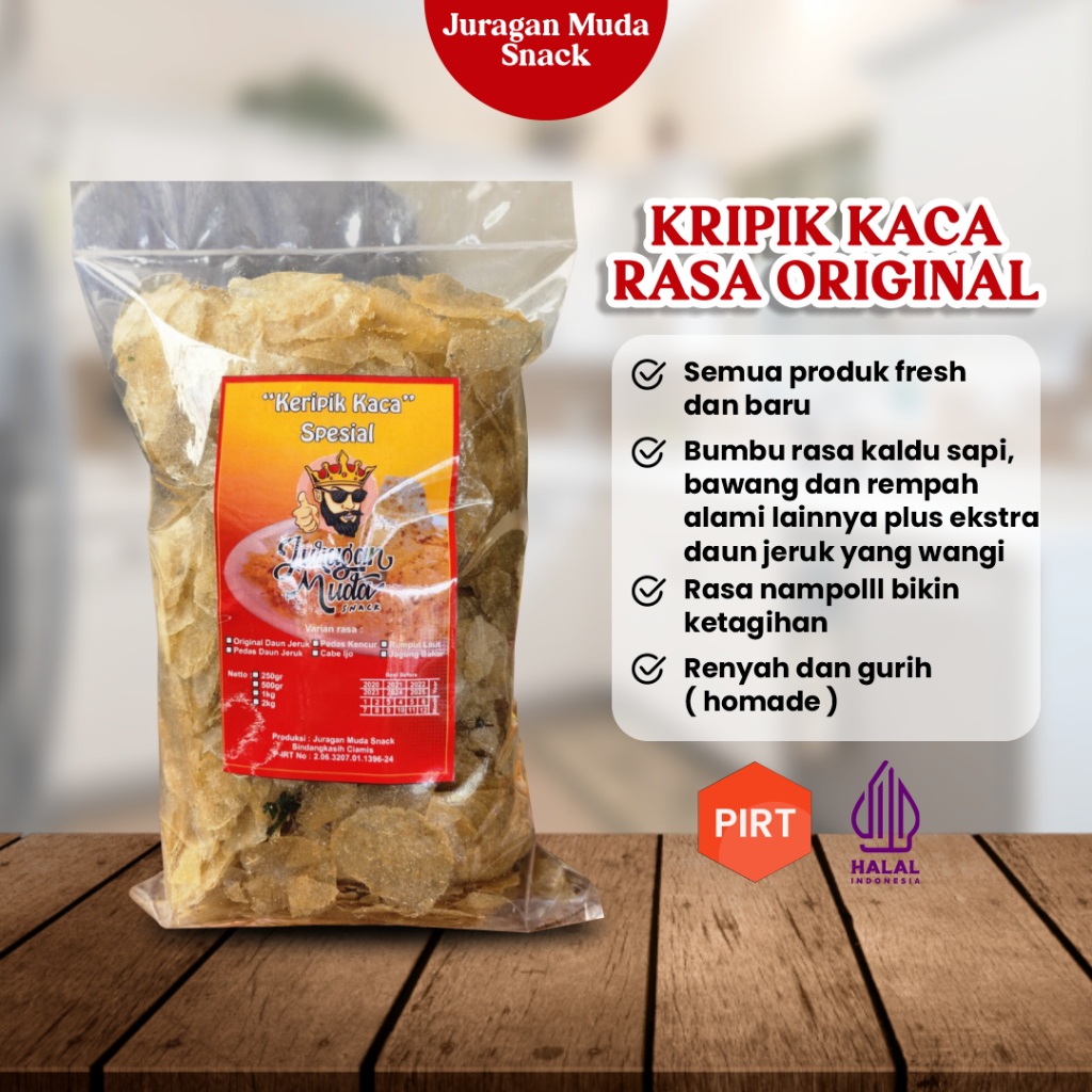 

Kripik Keripik Kaca Daun Jeruk Original Snack Kiloan Grosir Makanan Ringan Murah 1kg