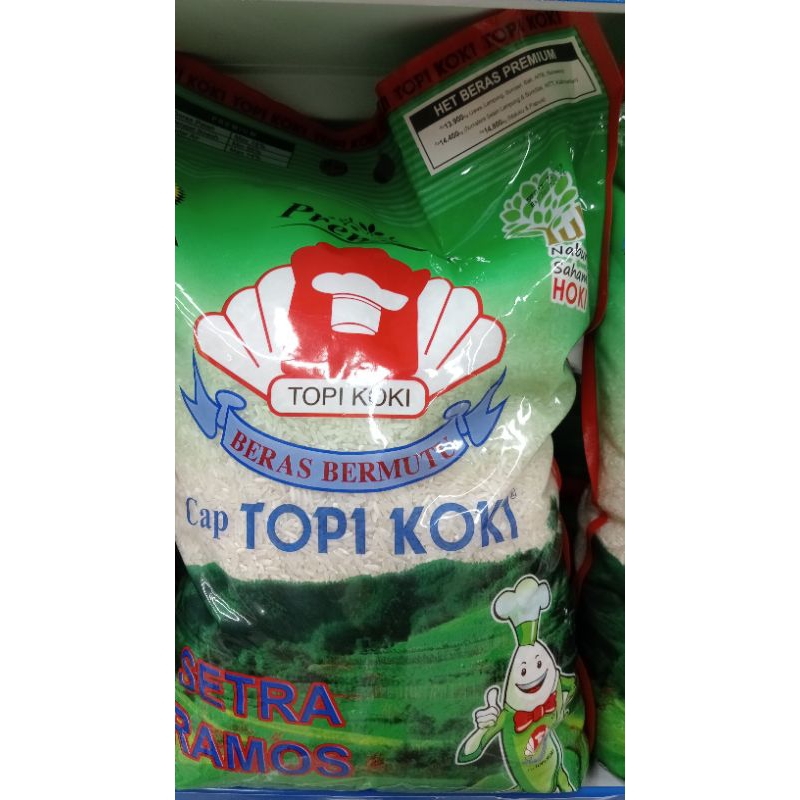 

Beras Topi Koki Sentra Ramos (Per 1 karung 5Kg)