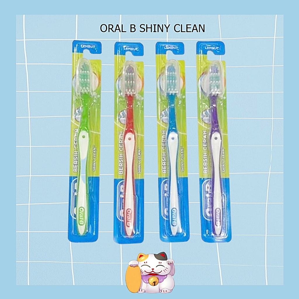 Oral-B Sikat Gigi Shiny Clean / Oral B Toothbrush
