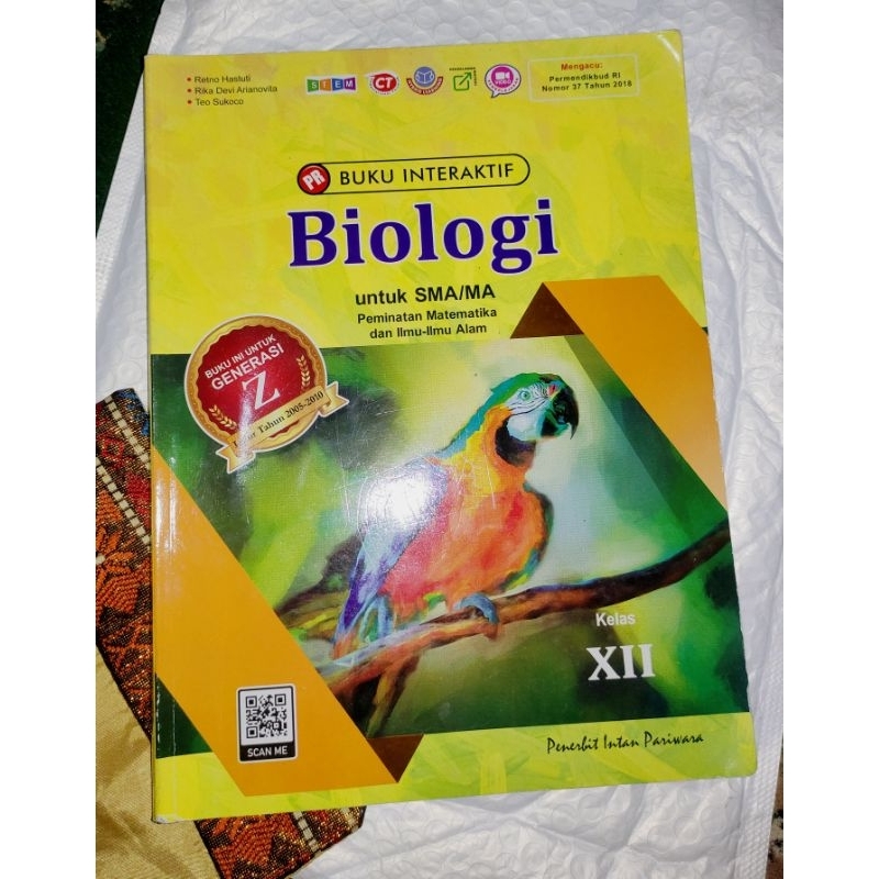 buku paket biologi kelas 12 penerbit intan pariwara