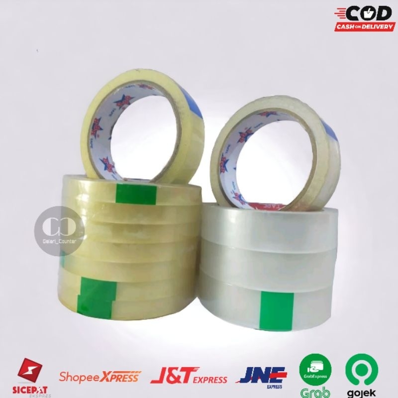 

ISOLASI - LAKBAN BENING 12mm × 72 Yard - LAKBAN SOLATIP