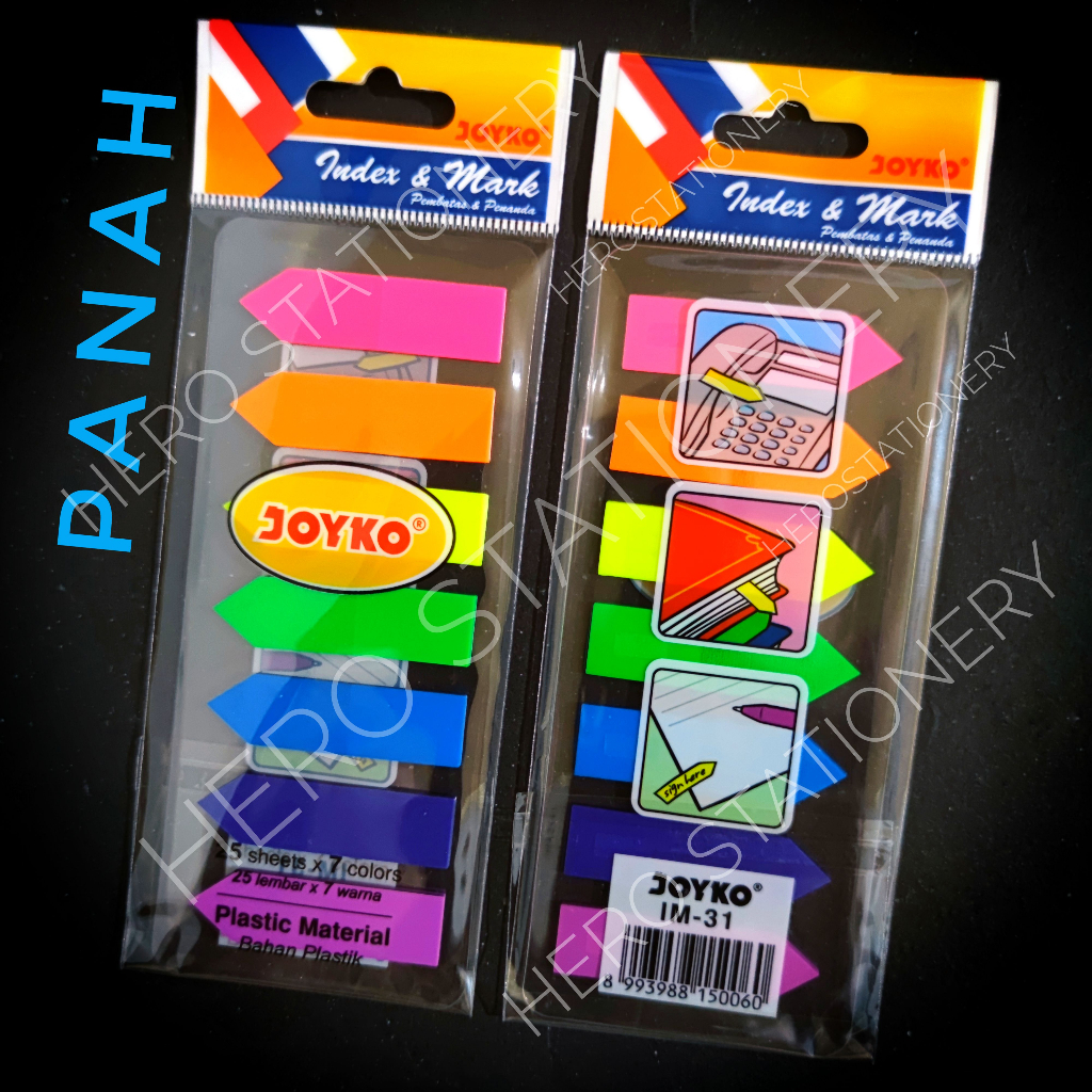 

Stiker pembatas buku joyko panah warna IM-31