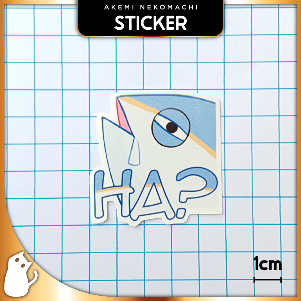 

FISS TEXT - Akemi Nekomachi Sticker Vtuber