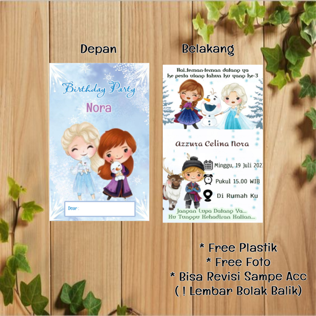 undangan ulang tahun undangan ultah undangan cetak undangan ulang tahun anak
