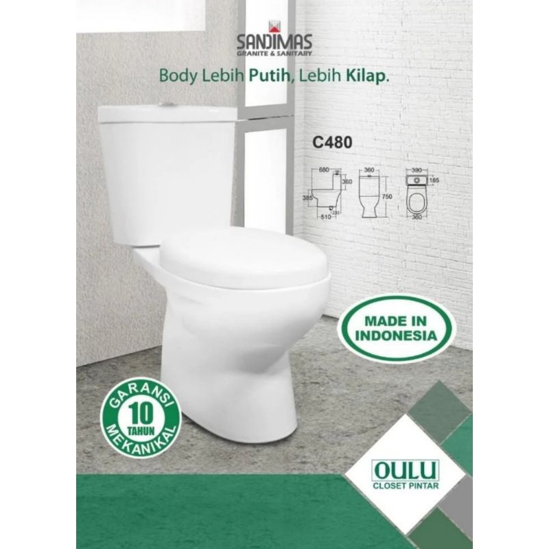 kloset duduk oulu C380 & 381 as 23