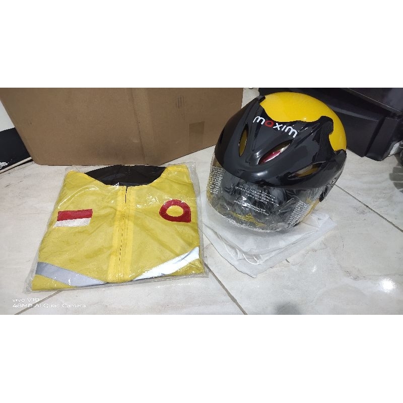 JAKET MAXIM & HELM MAXIM OJOL ORIGINAL