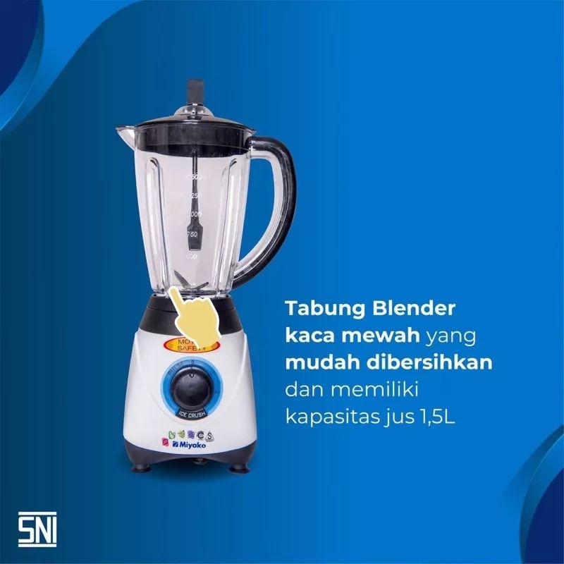 Blender Miyako Gelas Kaca 2in1 BL 51 GI