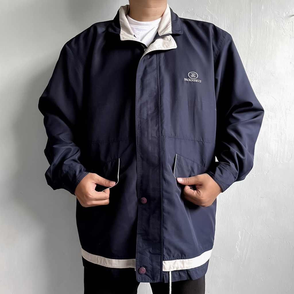 Jaket Casual Vintage Harrington Tracktop - Paolo Gucci