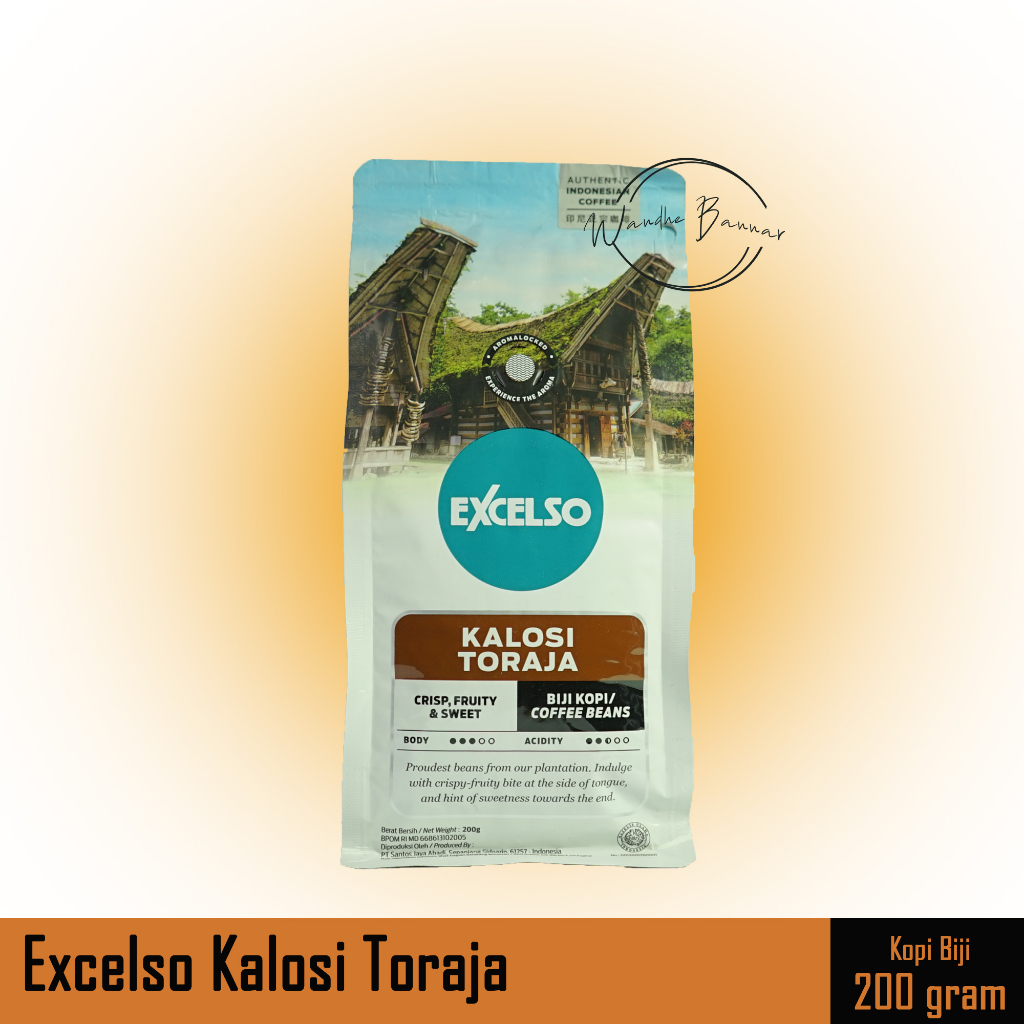 

Kopi Biji Excelso Kalosi Toraja 200g