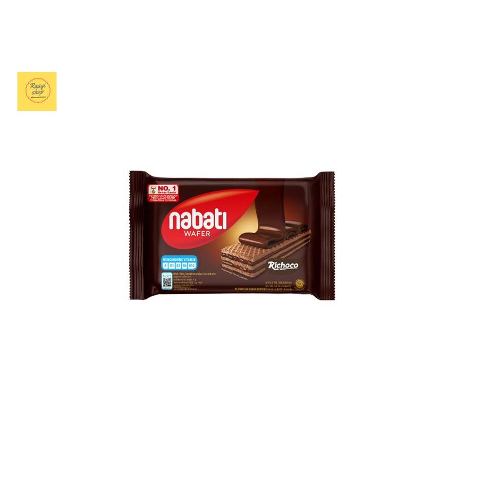 

Nabati Wafer 39gr 1 pak isi 10 pcs Rasa Coklat