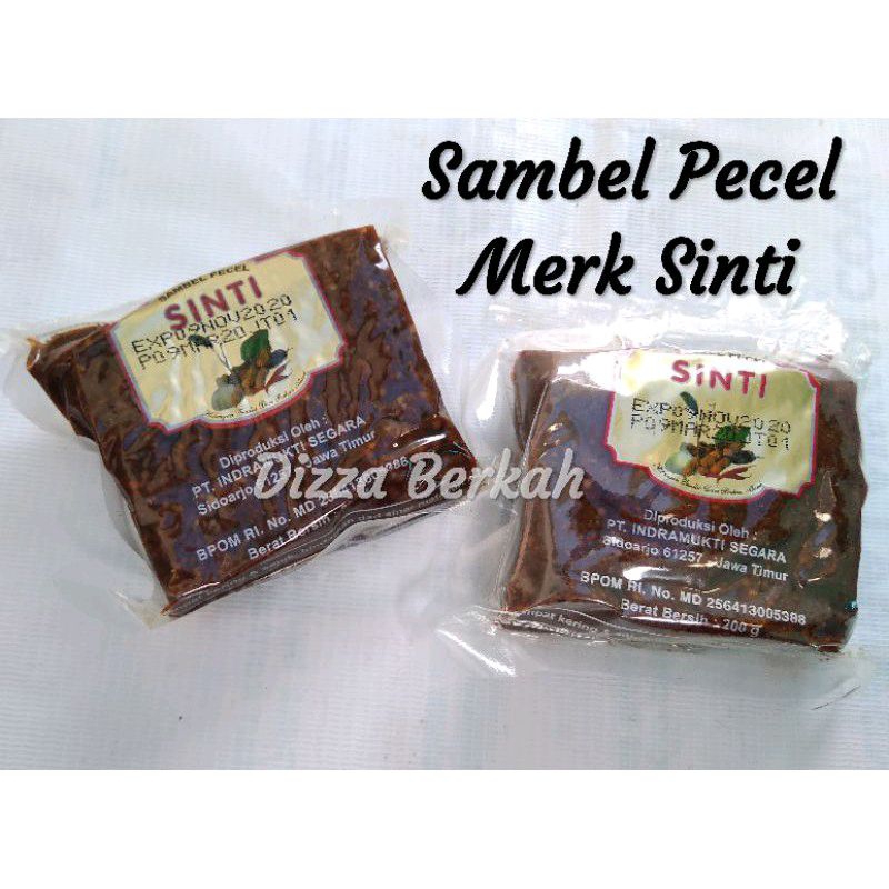 

SAMBEL PECEL MERK SINTI/1 pc/200gr/Enak/Dizza Berkah