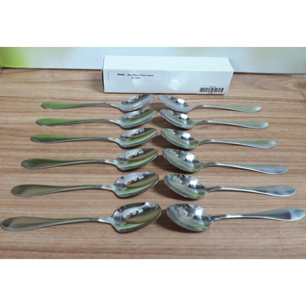 

Dijual BIMA DINNER SPOON / SENDOK MAKAN 18 CM LUSINAN / RH001 DUS POLOS Murah