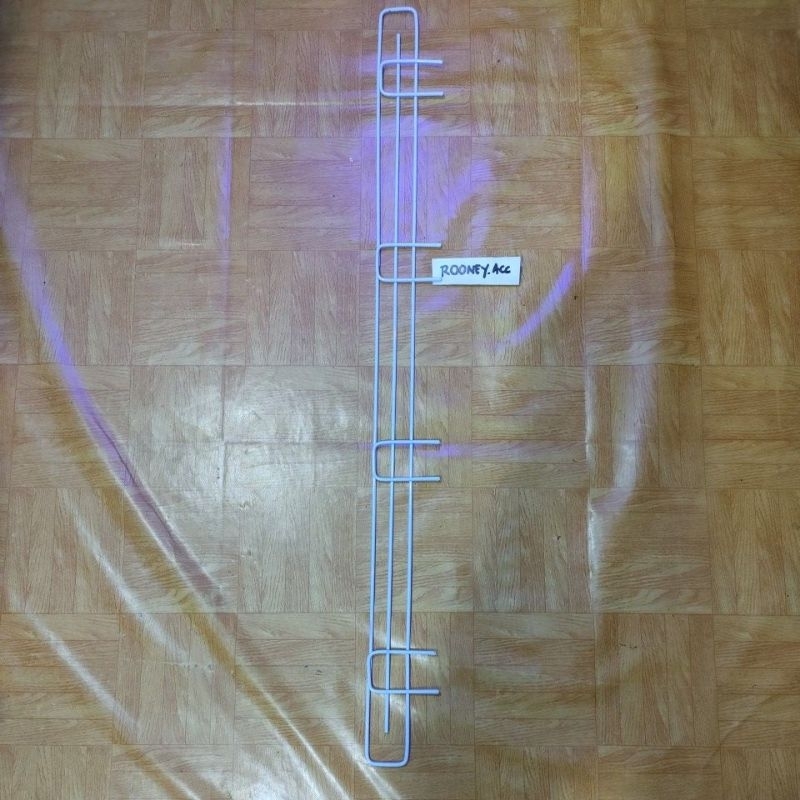 STOPPER/ PAGAR RAK TOKO, SUPERMARKET UKURAN 5x5x90, PAGAR BESI RAK GONDOLA PAGAR STOPPER RAK MINIMAR