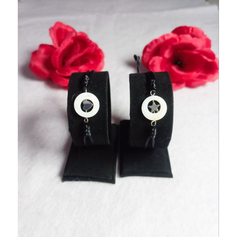 GELANG TALI HEMATITE KERANG ASLI/GELANG HEMATITE/GELANG KERANG