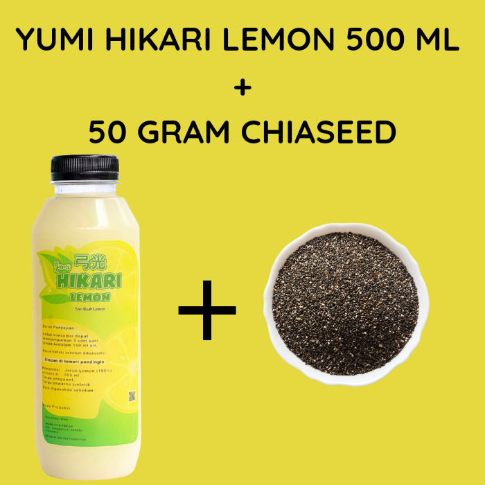 

SARI LEMON MURNI BPOM 500 ML DIET DETOX PELANGSING JUS YUMI HIKARI/ BLACK CHIA SEED ORGANIC MEXICO ORIGINAL.