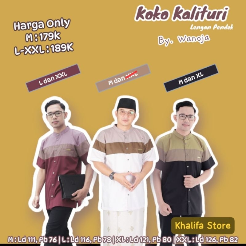 Koko kalituri lengan pendek by wanoja