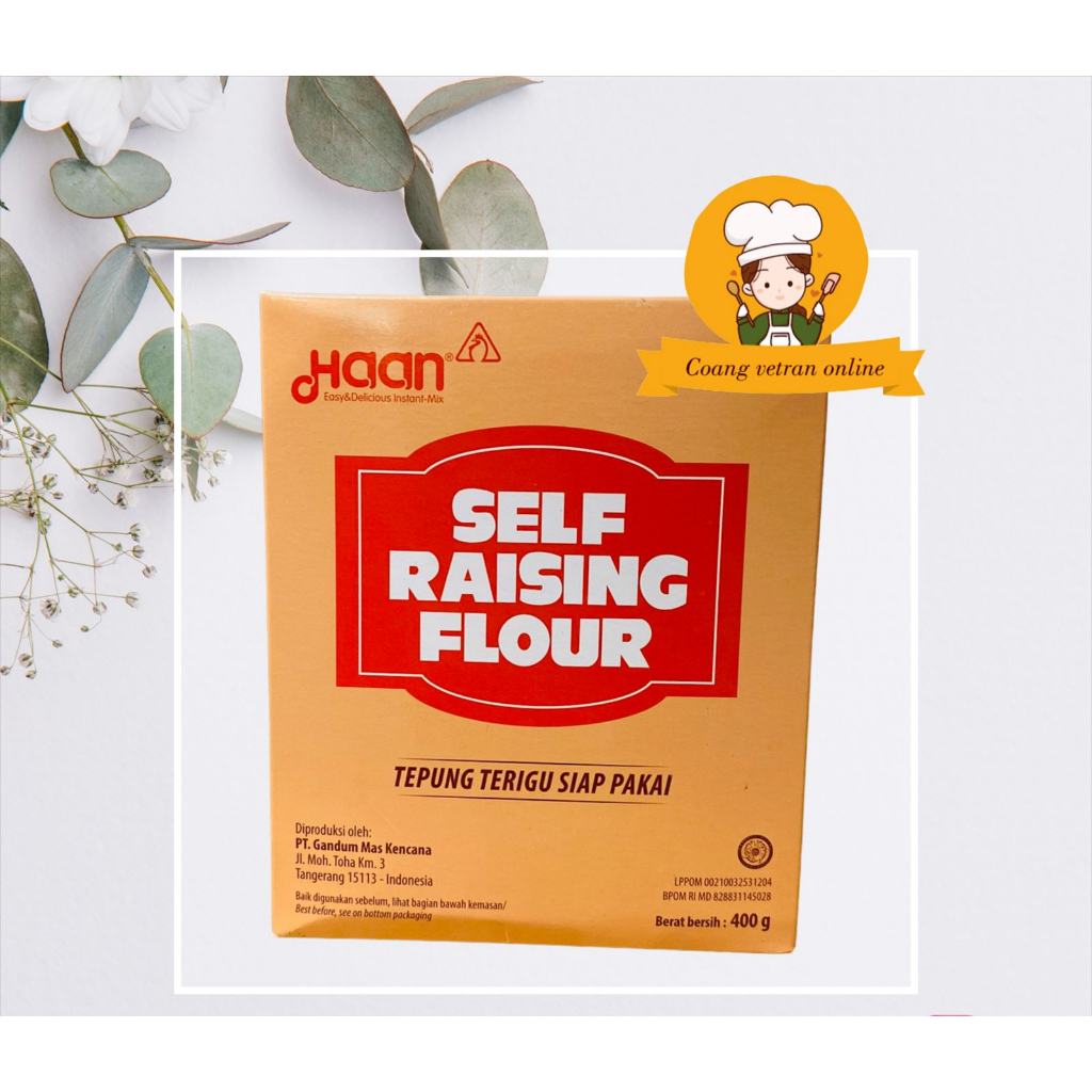 

haan self raising flour 400gr