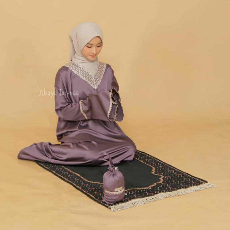 ABAYA SHOLAT HEIYNA/ABAYA SHOLAT SILK/MUKENA SHOLAT SILK/ABAYA SHOLAT SILK MURAH/ABAYA SHOLAT PREMIU