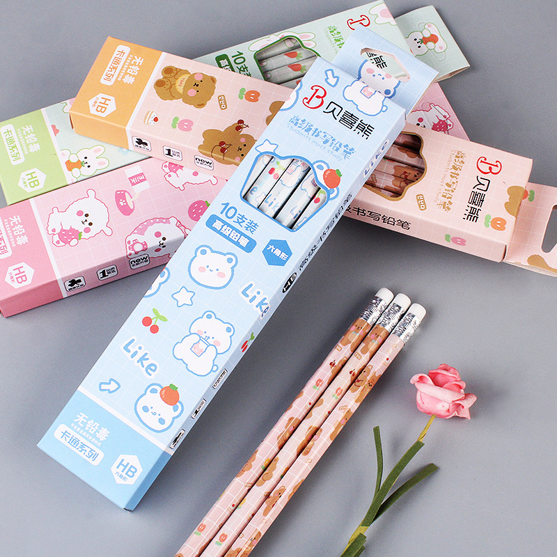 

PENSIL ANAK KARAKTER 10PCS / PENSIL KARAKTER ANAK ISI 12 / PENSIL ASTRONOUT / PENSIL PANDA 1 SET ISI 12