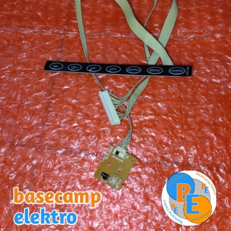 Modul Pcb Sensor Tombol TV LED AKARI LE32V99T2 Sensor Tombol TV LED AKARI LE32V99T2 Sensor TV LED AK