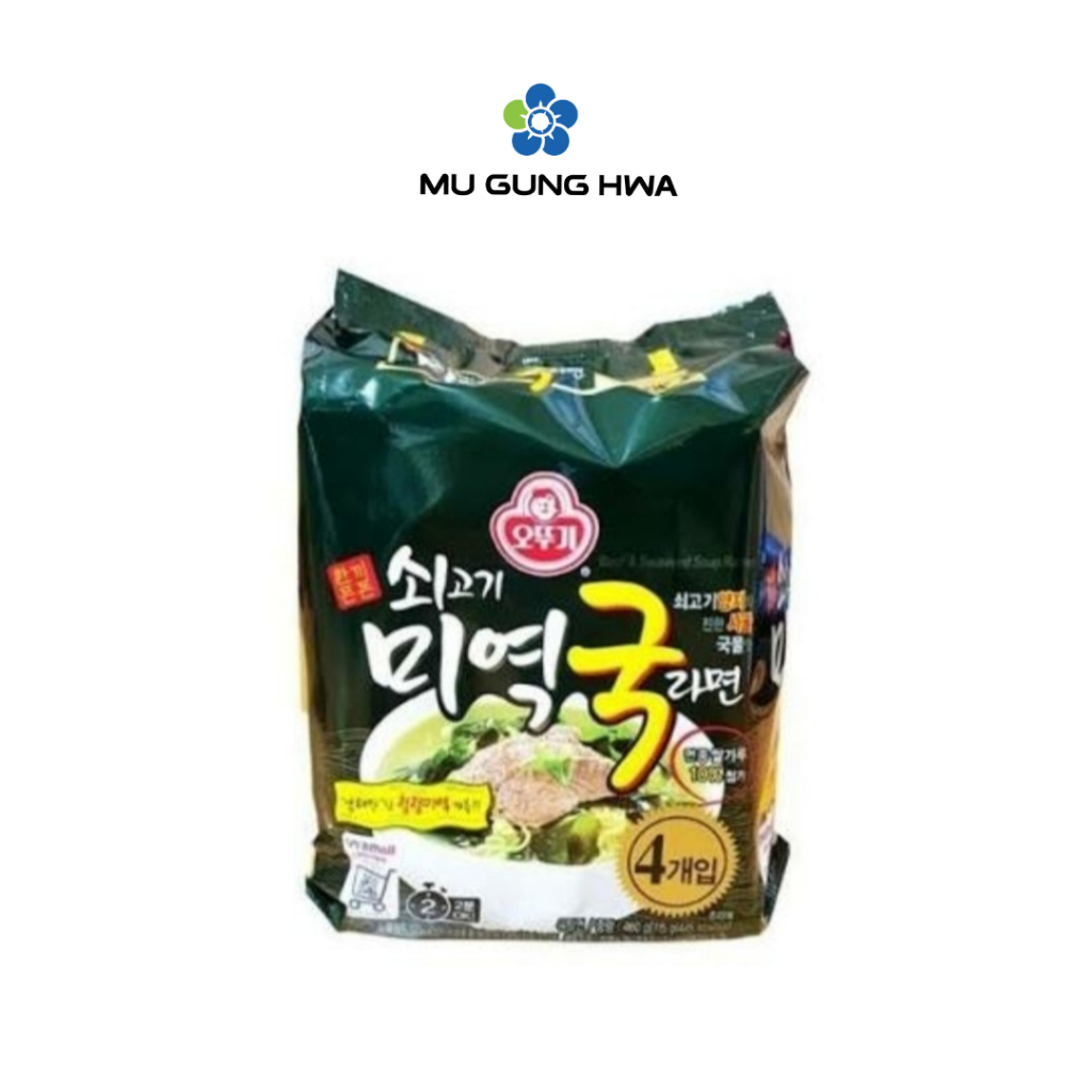 

Ottogi Beef Seaweed Soup Ramen Pack - 115g/4pcs