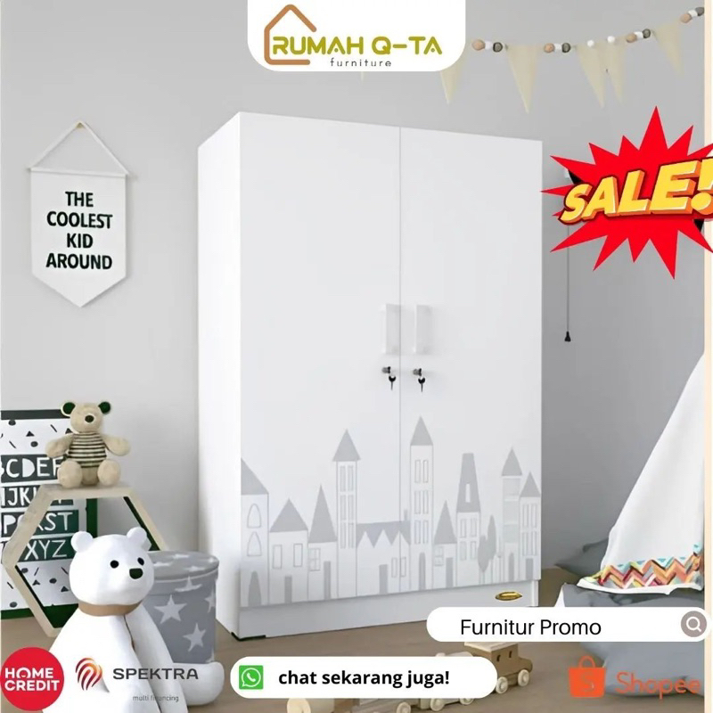 Rumah Qta- Romaro Lemari Anak/Lemari Bayi Minimalis