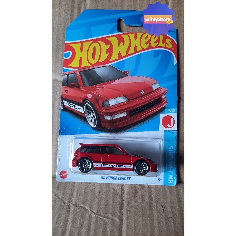 HOT WHEELS 90 HONDA CIVIC EF (Indonesia Treasure hunt 23)