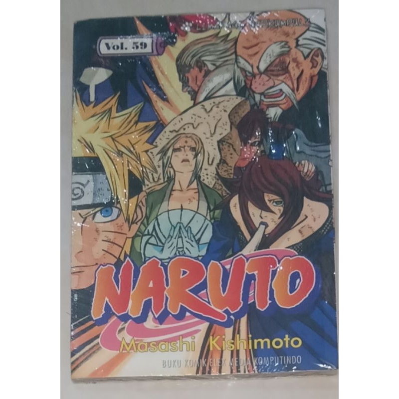 komik Naruto vol 59 original segel