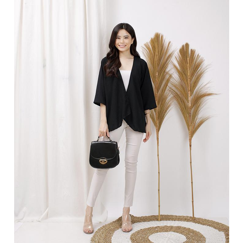 Basic id fashion COD Cardigan vero cey krinkle / Outer wanita terbaru