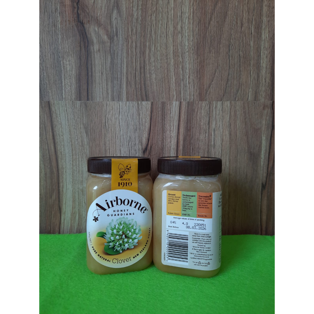 

AIRBORNE CLOVER CREAMED HONEY 500gr
