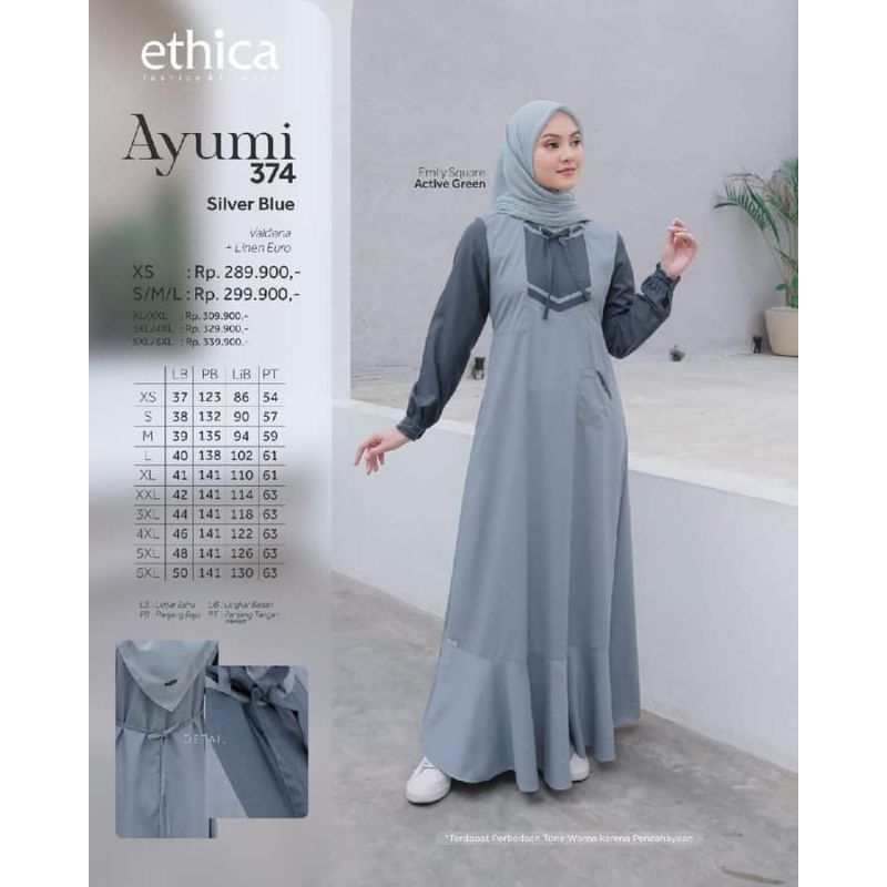 ayumi 374/gamis ethica/gamis remaja/gamiskekinian