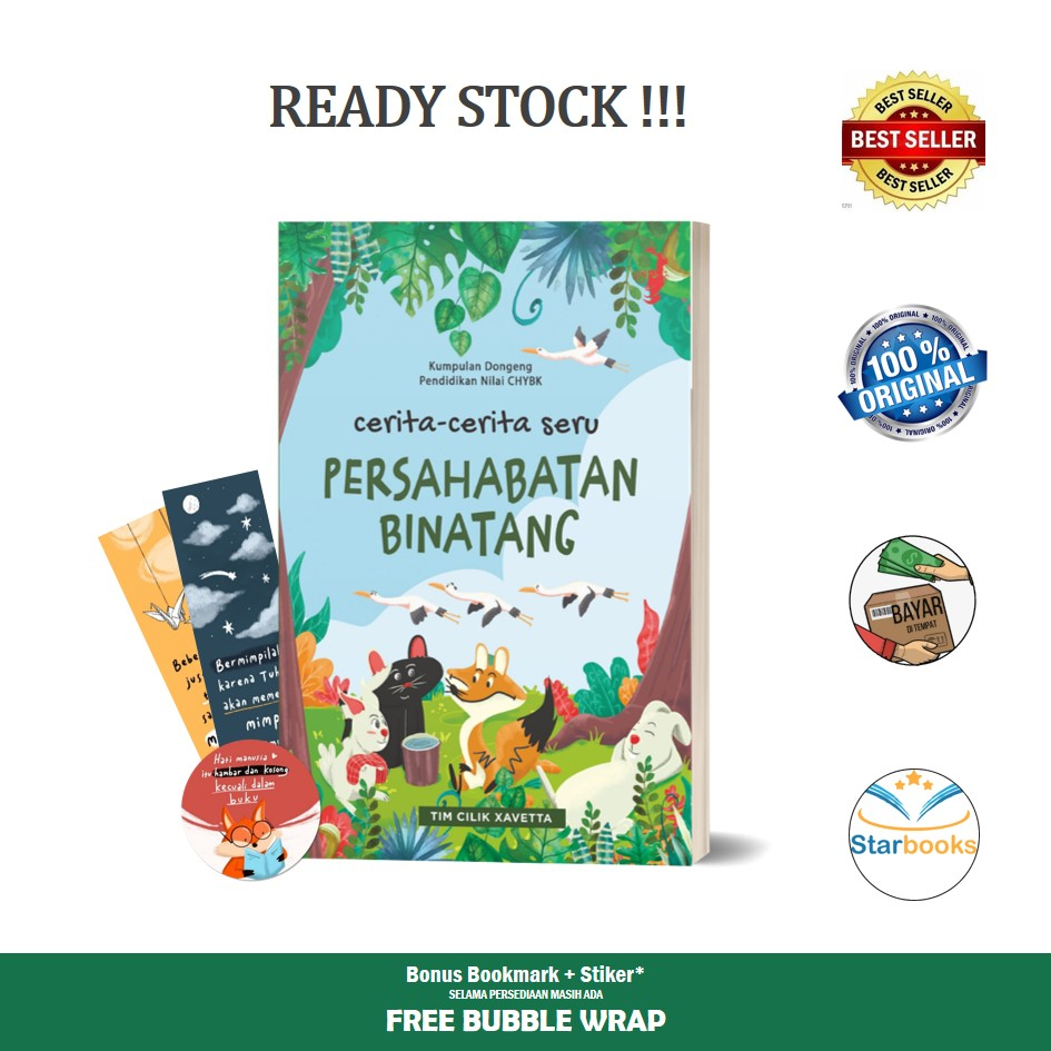 Buku Cerita - Cerita Seru Persahabatan Binatang - Rumah Dehonian (Anak)