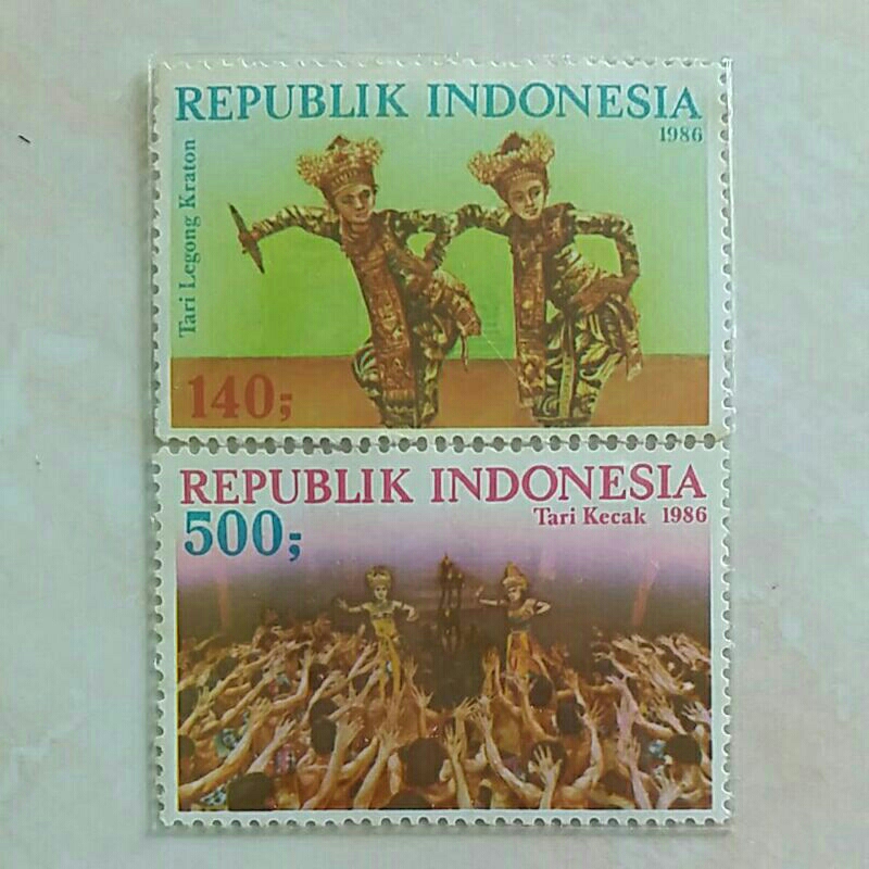 

(AB) Perangko Indonesia 1986 Kebudayaan Set 2pcs Mint