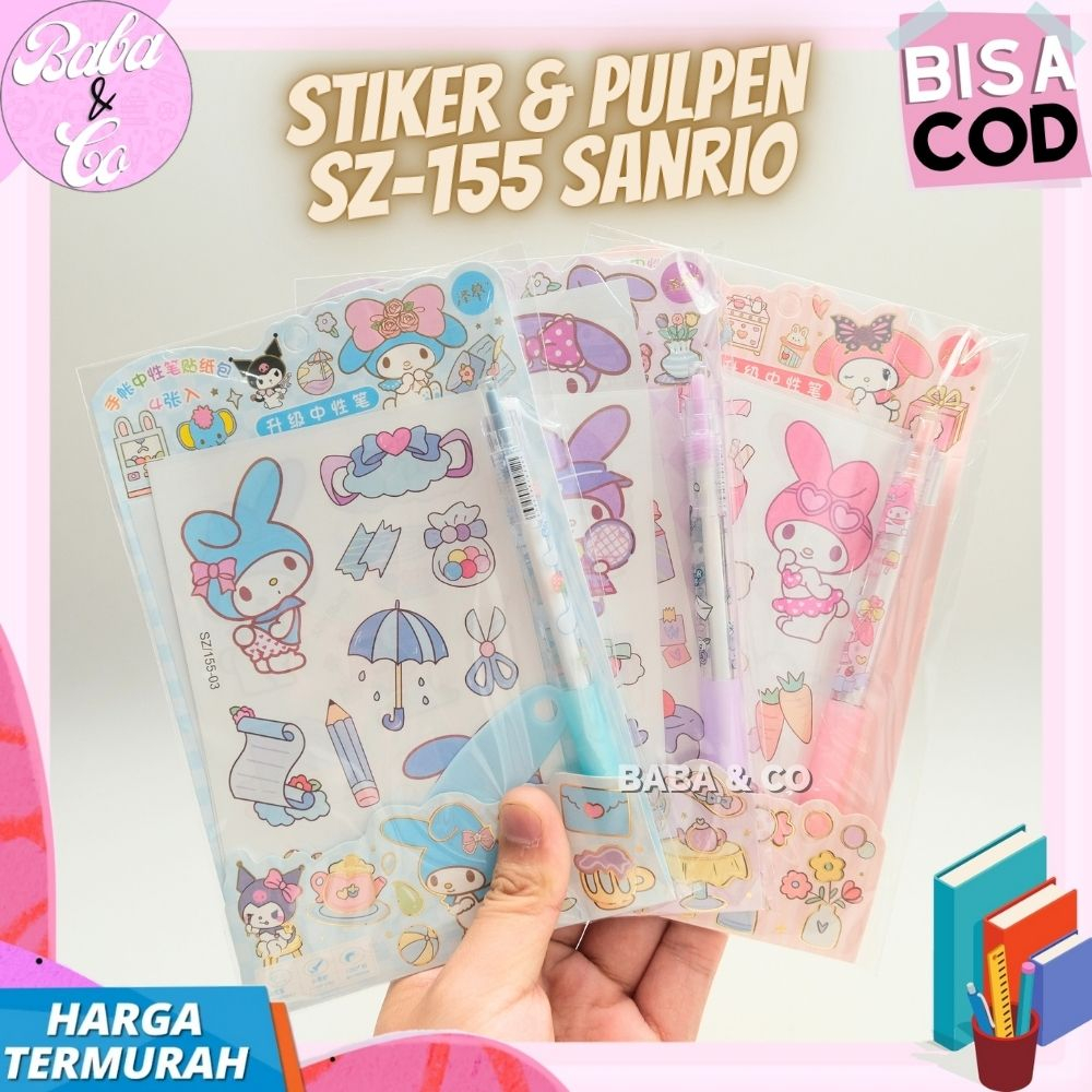 

PAKET STIKER SZ-155 PULPEN SANRIO LUCU UNIK STIKER SANRIO SZ 155 LUCU STICKER SANRIO PULPEN STIKER UNIK COD