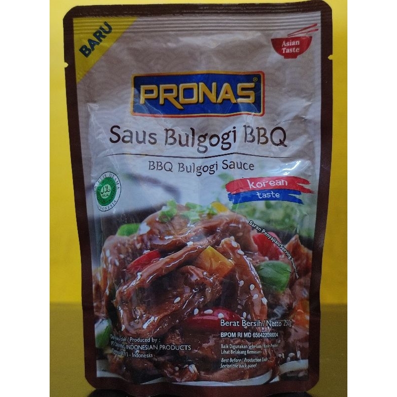 

Saus Bulgogi BBQ Pronas - 250g