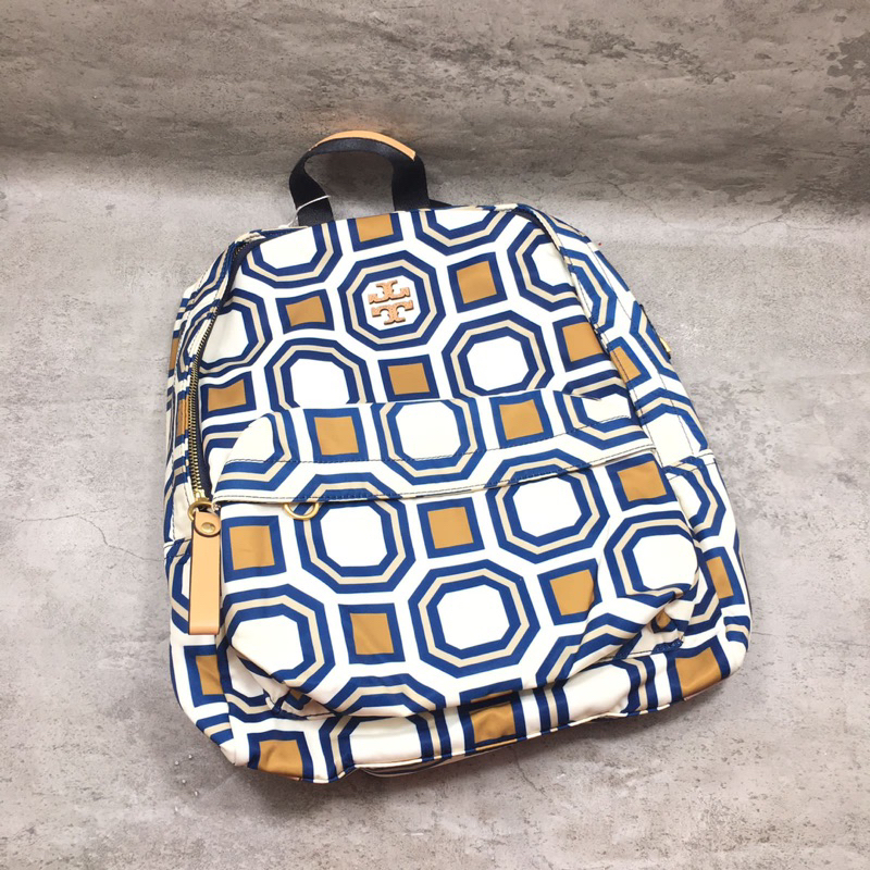 TB Printed Nylon Backpack Octagon