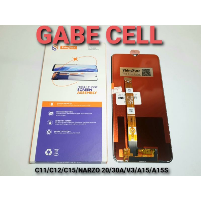 LCD REALME C11/C12/C15/V3/A15/A15S/NARZO 20/NARZO 30A SHINE STAR FULLSET TOUCHSCREEN KUALITAS TERBAIK
