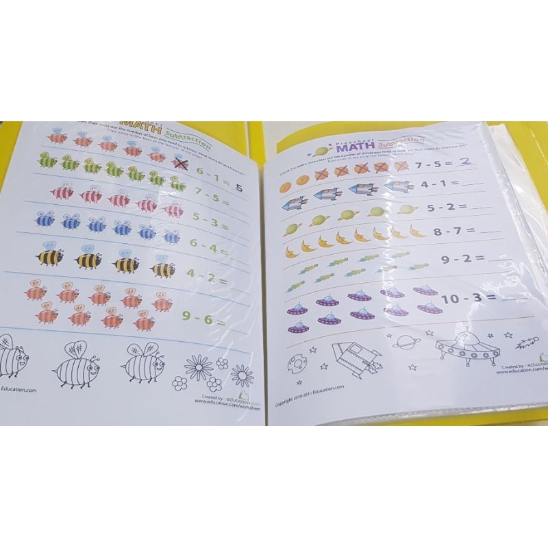 

Worksheet Wipe and Clean (SUBSTRACTION/PENGURANGAN)