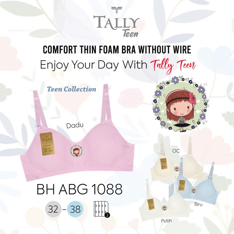 Bh Bra remaja tally 1088 bh abg bh anak tanggung