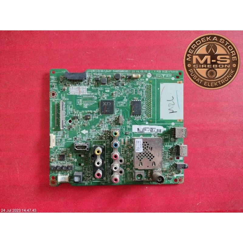 Mb mainboard module psu power supply mesin tv LG 42LB561T / 42LB620T