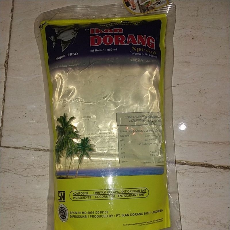 

IKAN DORANG MINYAK KELAPA 1L