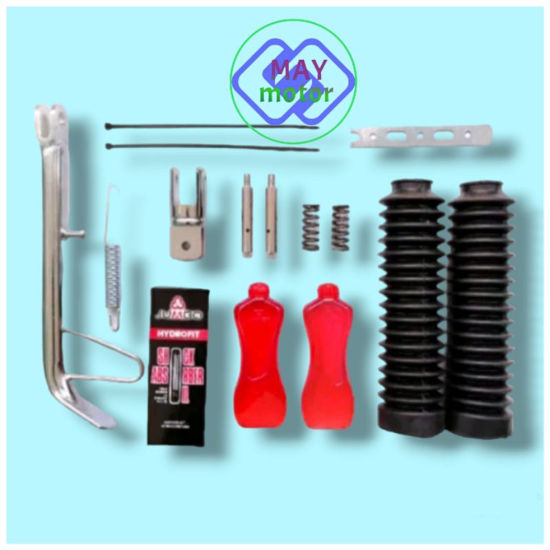Paket Peninggi Shock Skok Depan Belakang Matic Beat Vario Mio X Ride 110 X Ride 115
