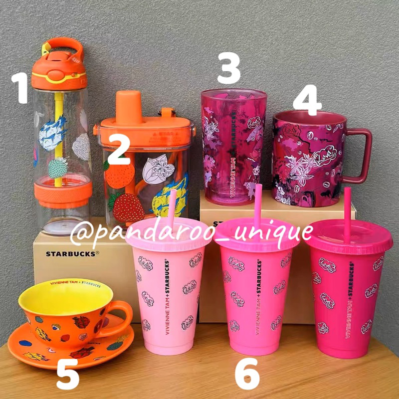 Vivienne Tam x Starbucks China Summer Fruits Starbucks Tumbler Original