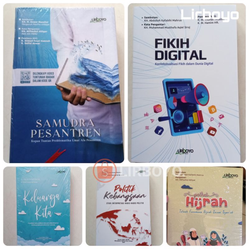 paket lengkap buku tamatan lirboyo 2023 mizab samudra pesantren keluarga kita politik kebangsaan fik