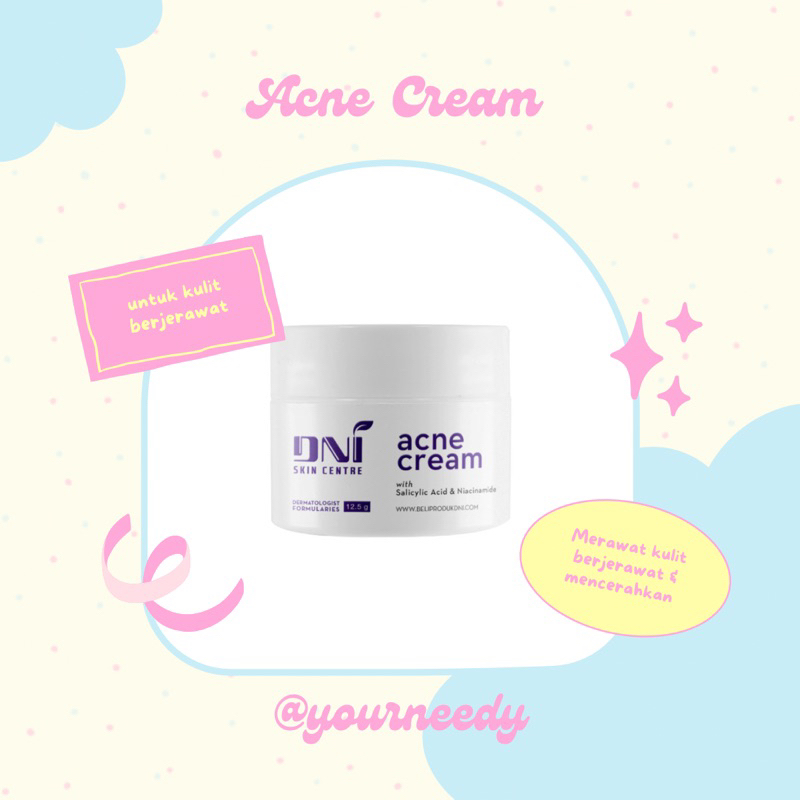 Acne Cream DNI Skincentre (Krim malam jerawat)
