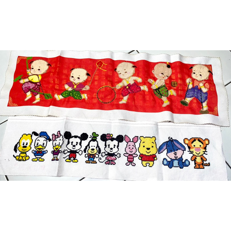 Cross Stitch Crossstich Handmade Disney Winnie The Pooh Anak-Anak Permainan Jadul Kristik Pajangan H