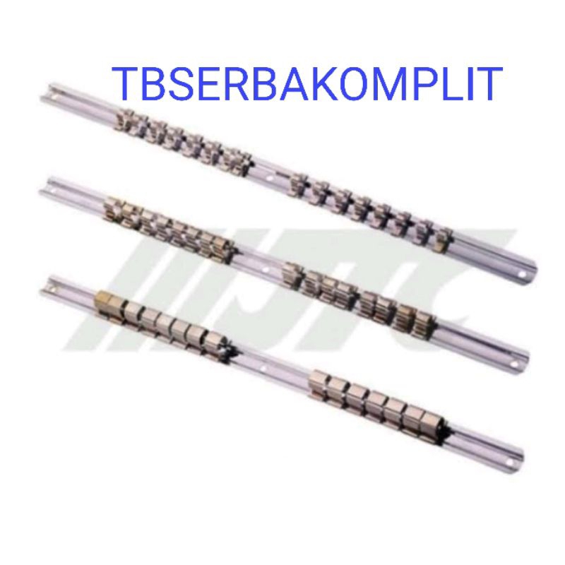 SOCKET HOLDER SIZE 1/4" JTC-3722  3/8" JTC-3723 1/2" JTC-3724 Bracket Untuk Mata Kunci Sok Shock Soc